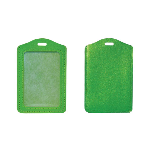 LY-MY07 PVC ID Card Holder lime green
