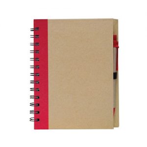 DN-MG03 Eco Notebook with Pen red