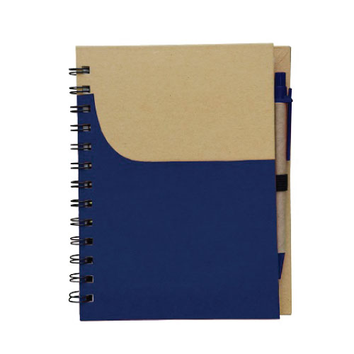 DN-MG05 Eco Notebook with Pen navy blue