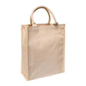 CB-MG13 Laminated Canvas Tote Bag brown