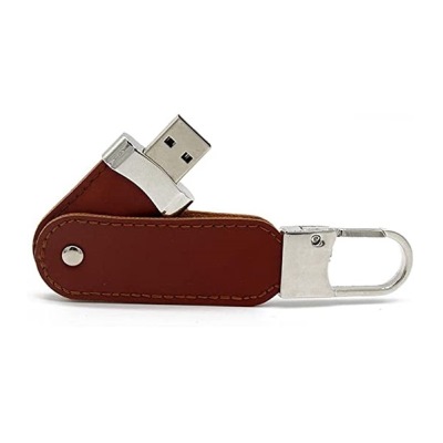 L007 Swivel Leather USB Drive