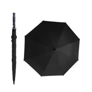 UM-GT22 27 inch black logo umbrella