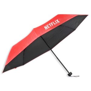 foldable umbrella print logo