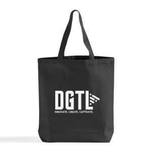 Durable A3 canvas tote bag with reinforced stitching, ideal for premium corporate gift branding.