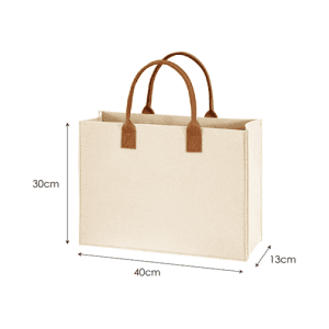 CB-GT105-Felt Tote Bag size