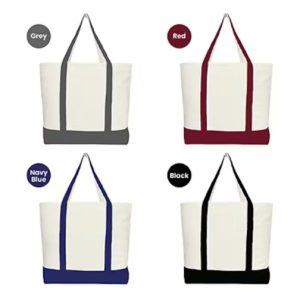 Bulk fashion canvas tote bag for door gift branding with custom printing logo in Malaysia