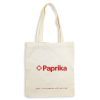 Eco-friendly canvas tote bag with reinforced handles, ideal for corporate events and giveaways.